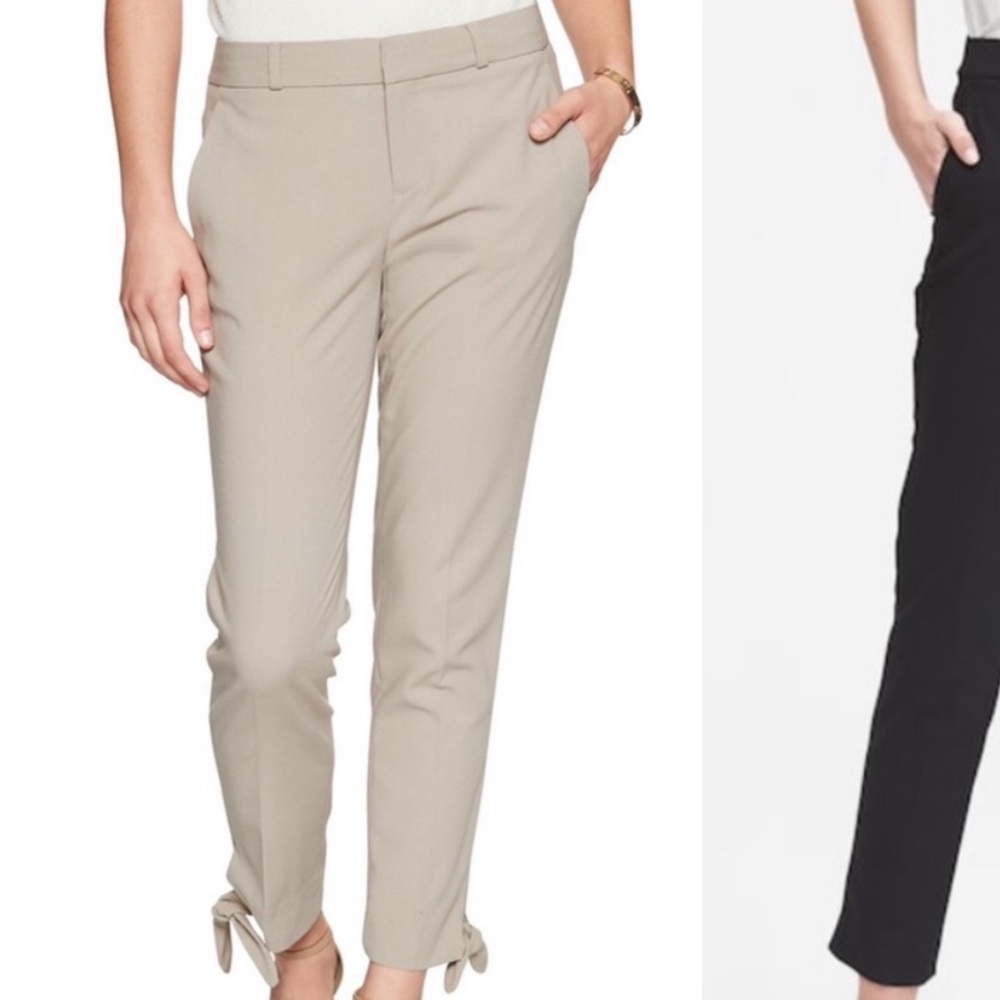 Banana Republic Avery Pant with Tie Ankles